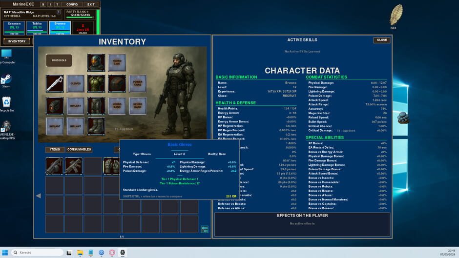 Marine.exe: Desktop RPG screenshot 2