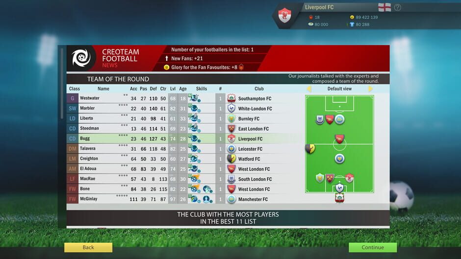 Football, Tactics & Glory: World screenshot 28